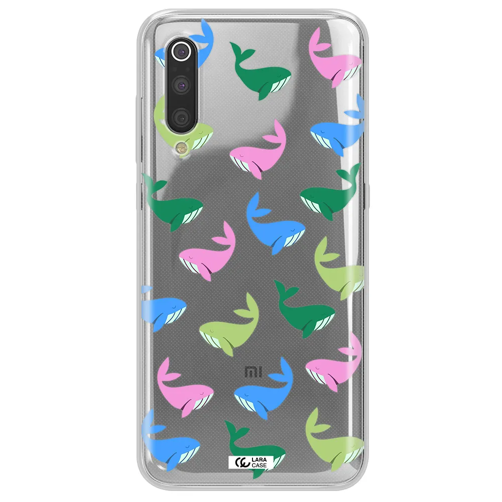 Colorful Whales Xiaomi Mi 9 Clear TPU Case