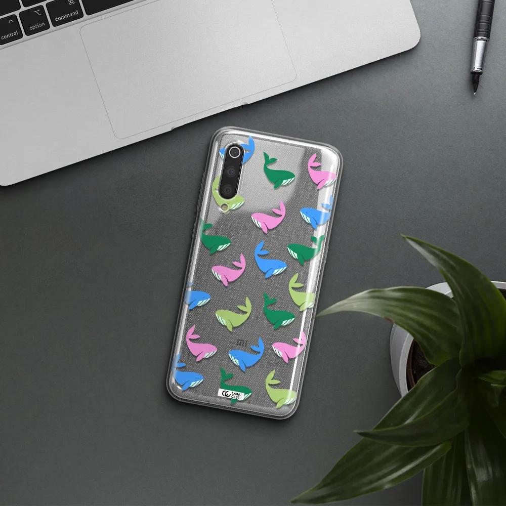 Colorful Whales Xiaomi Mi 9 Clear TPU Case