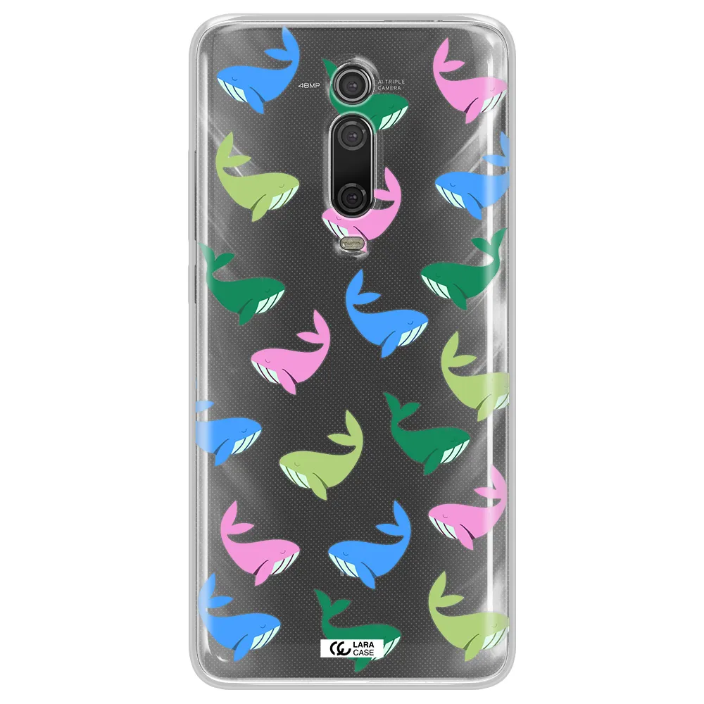 Colorful Whales Xiaomi Mi 9T Clear TPU Case