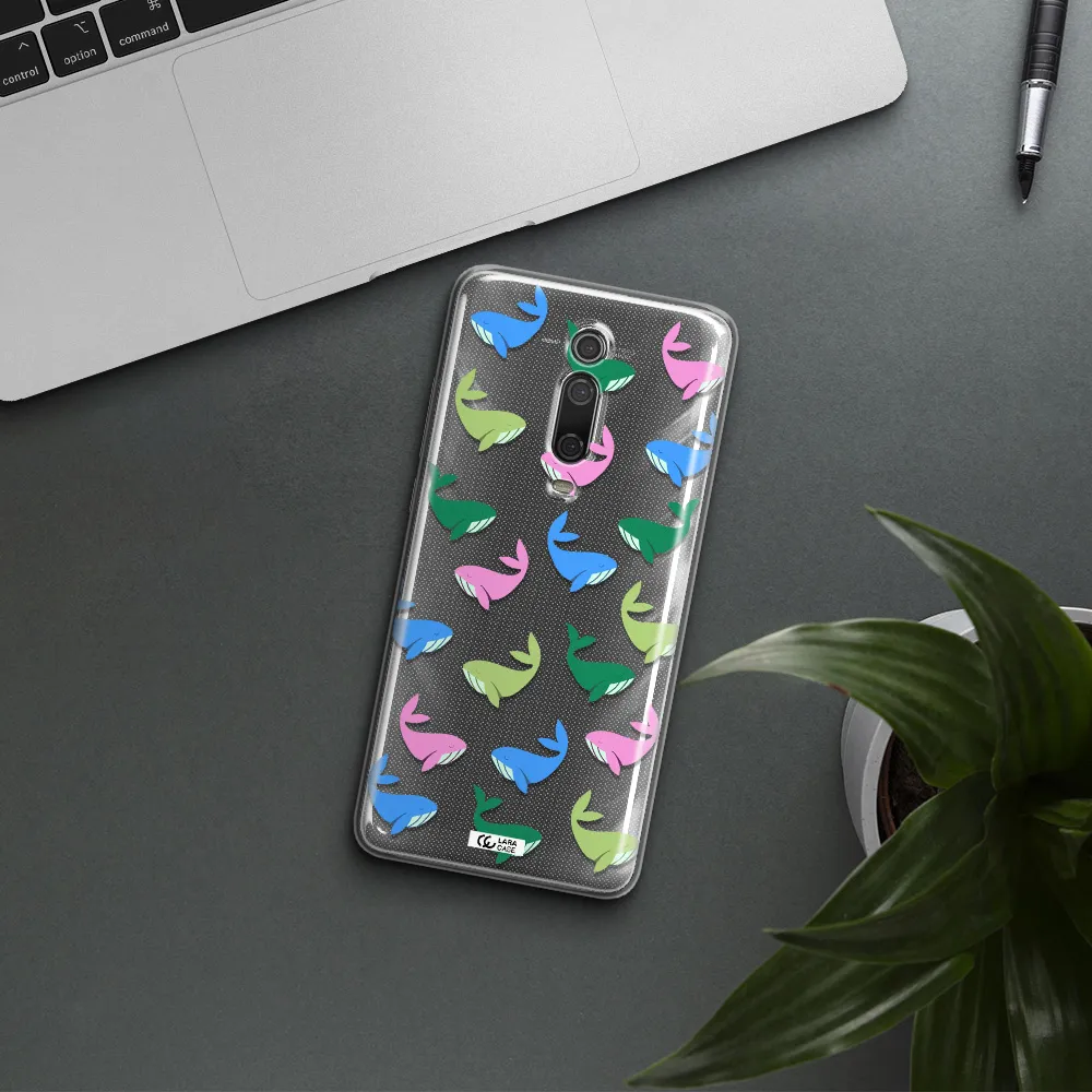 Colorful Whales Xiaomi Mi 9T Clear TPU Case