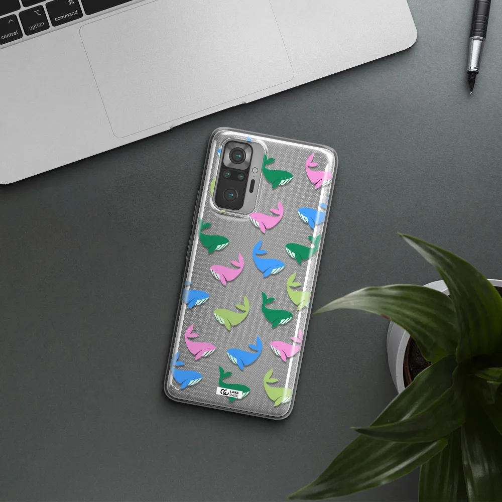 Colorful Whales Xiaomi Note 10 Pro Clear TPU Case