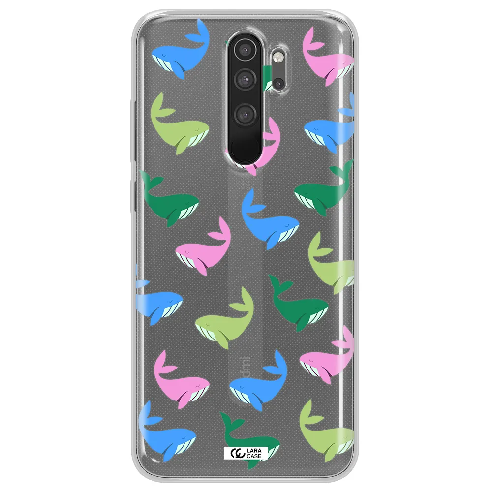 Colorful Whales Xiaomi Note 8 Pro Clear TPU Case