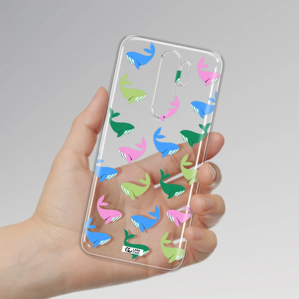 Colorful Whales Xiaomi Note 8 Pro Clear TPU Case