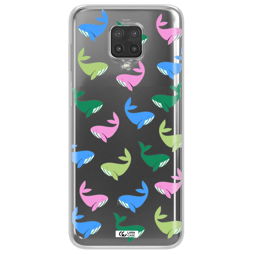Colorful Whales Xiaomi Note 9 Pro Clear TPU Case