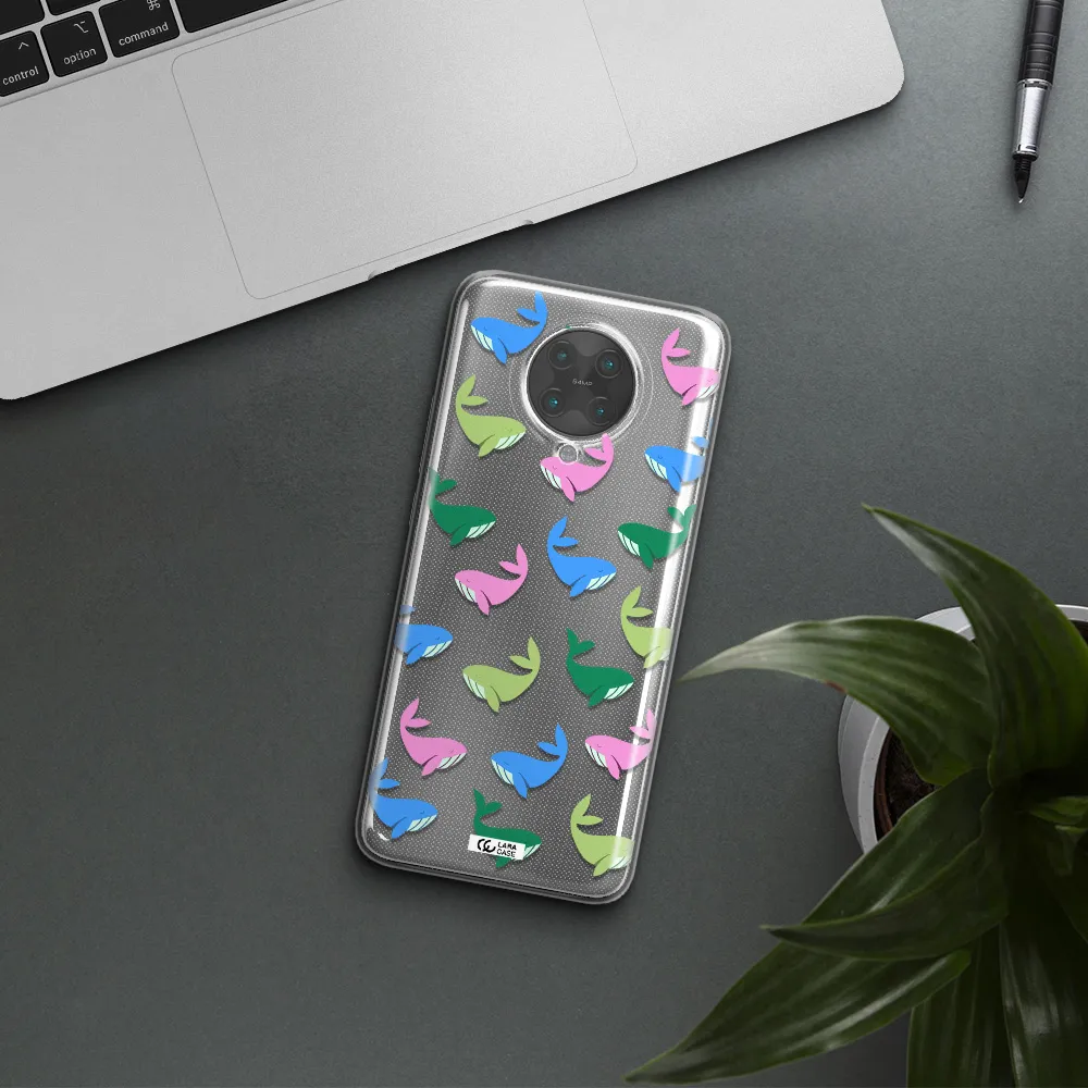 Colorful Whales Xiaomi Poco F2 Pro Clear TPU Case