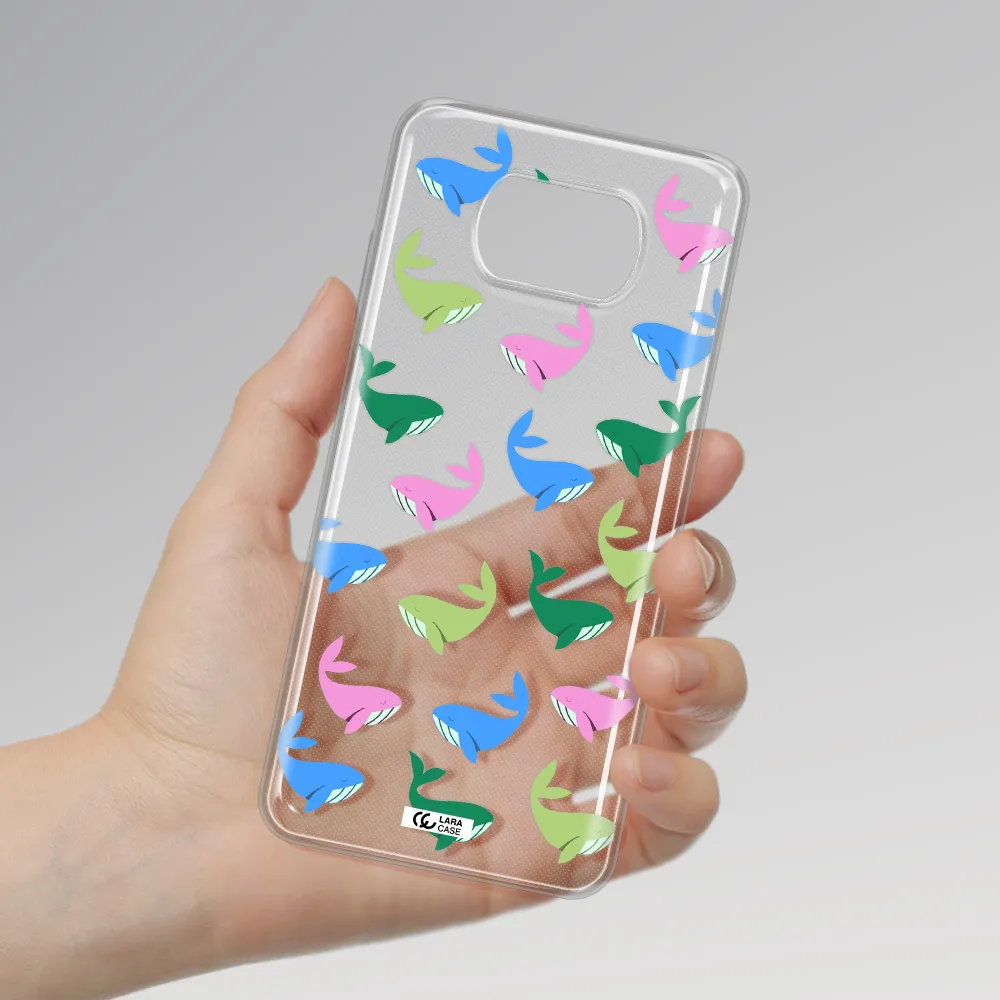 Colorful Whales Xiaomi Poco X3 Clear TPU Case
