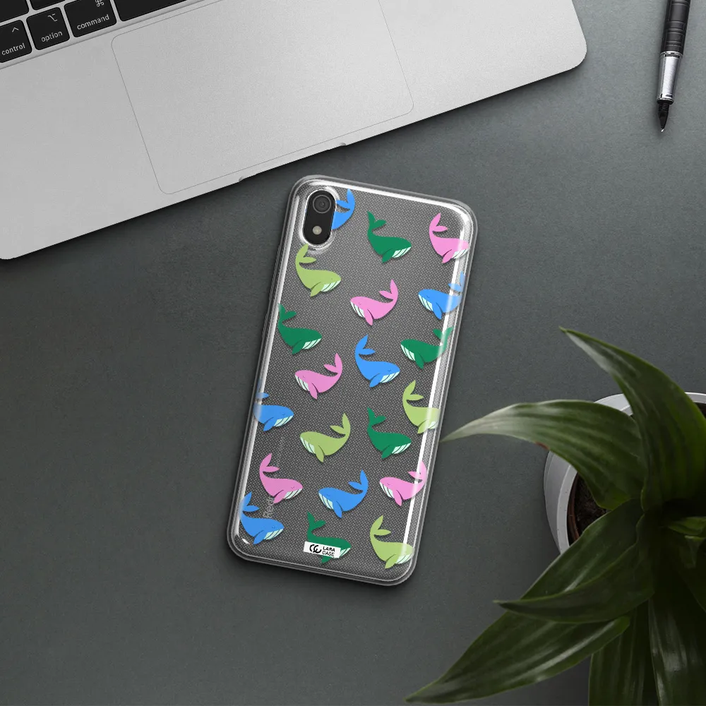 Colorful Whales Xiaomi Redmi 7A Clear TPU Case