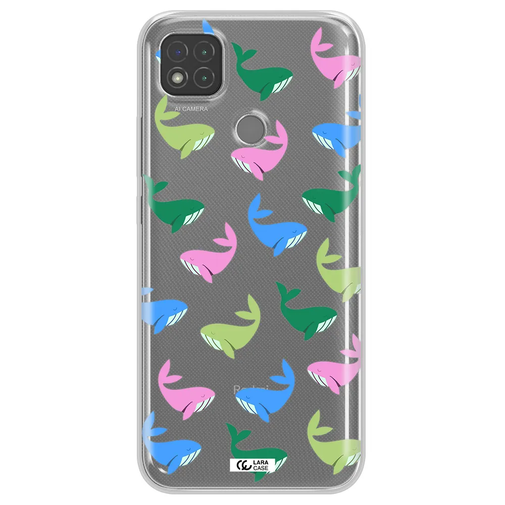 Colorful Whales Xiaomi Redmi 9C Clear TPU Case