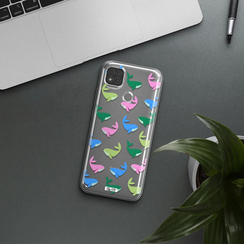 Colorful Whales Xiaomi Redmi 9C Clear TPU Case