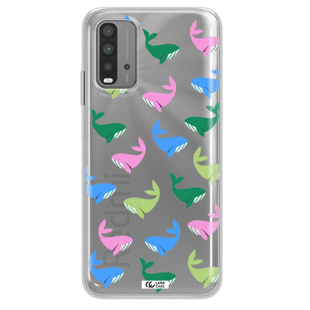 Colorful Whales Xiaomi Redmi 9T Clear TPU Case