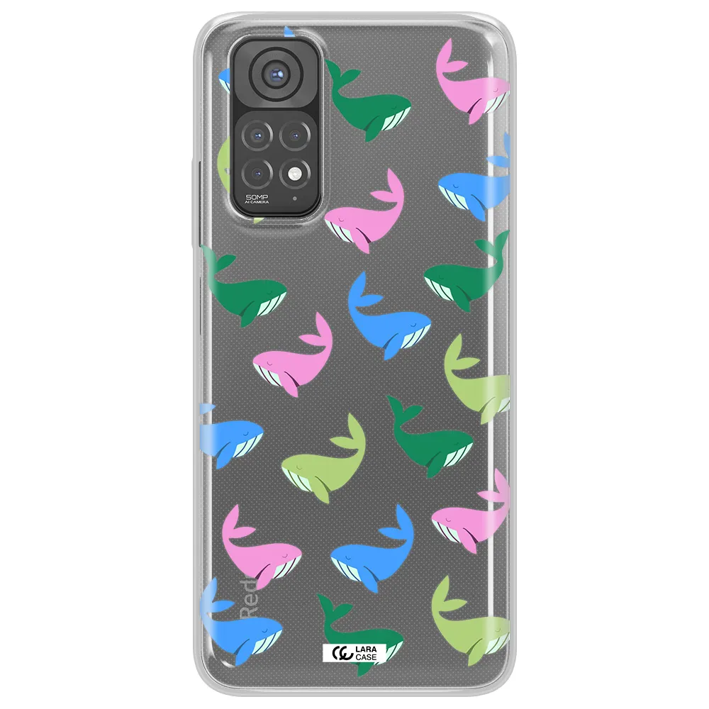 Colorful Whales Xiaomi Redmi Note 11 Clear TPU Case