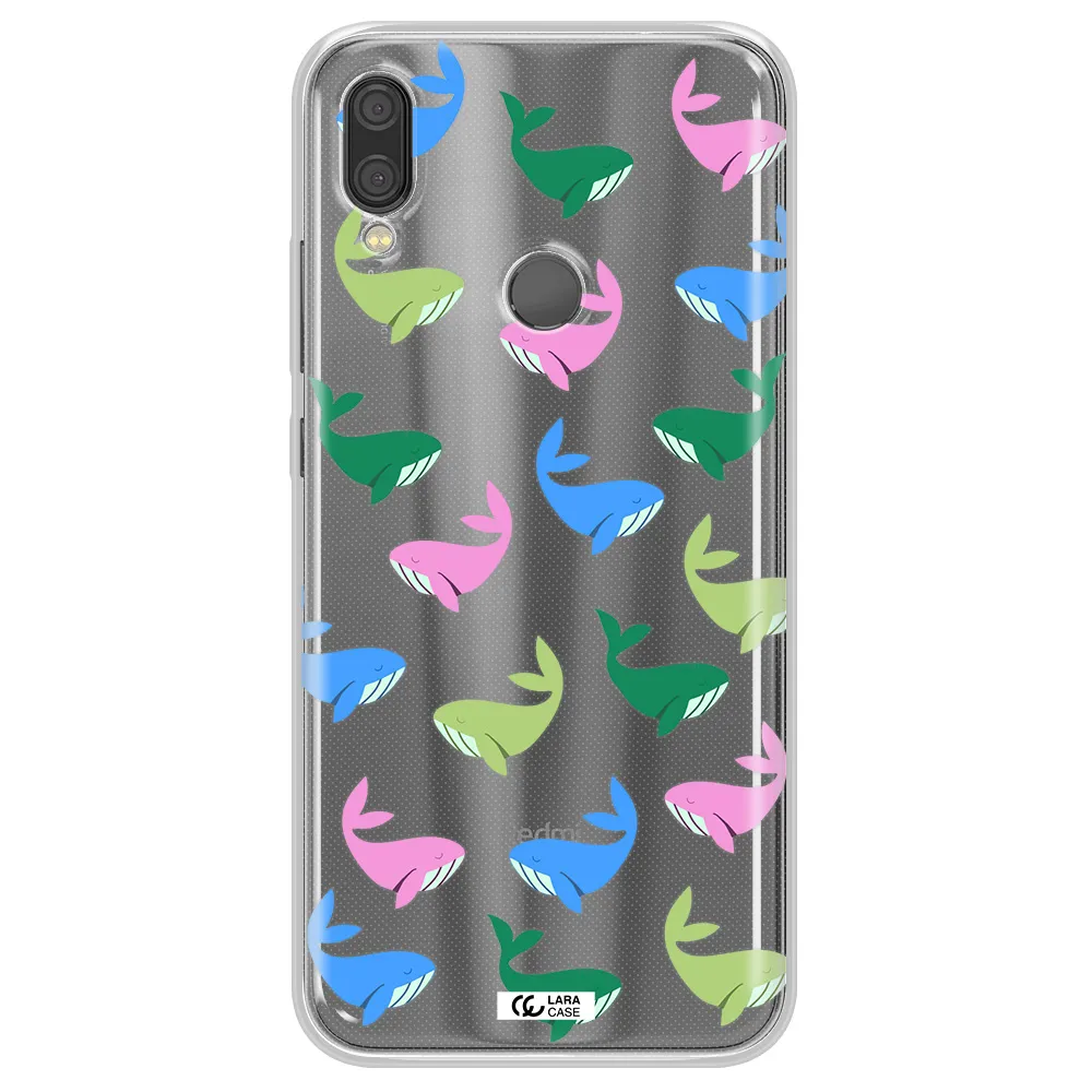Colorful Whales Xiaomi Redmi Note 7 Clear TPU Case