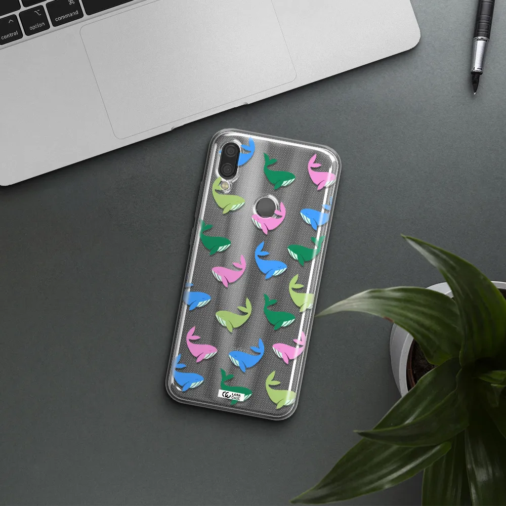 Colorful Whales Xiaomi Redmi Note 7 Clear TPU Case