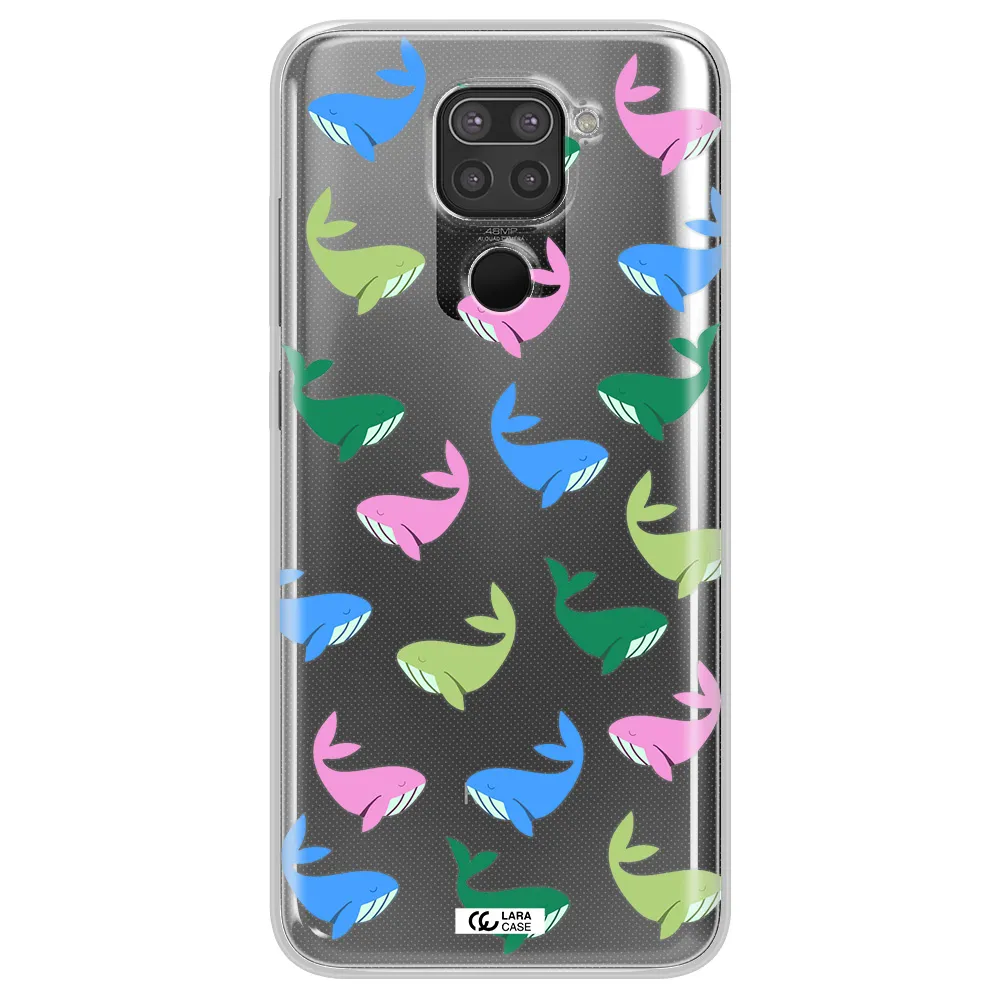 Colorful Whales Xiaomi Redmi Note 9 Clear TPU Case