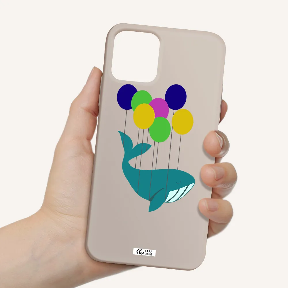 Flying Whale Apple iPhone 11 pro max Silicone Stone Case