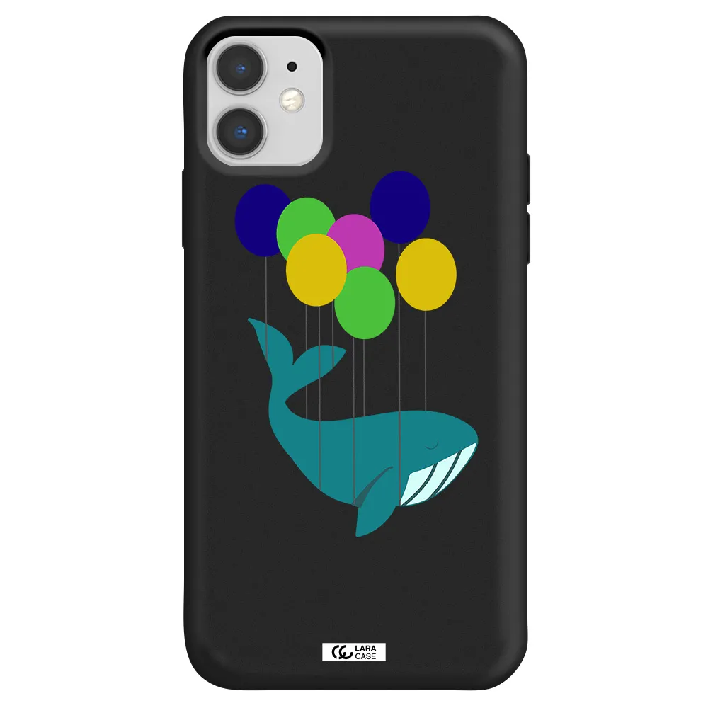 Flying Whale Apple iPhone 11 Silicone black Case