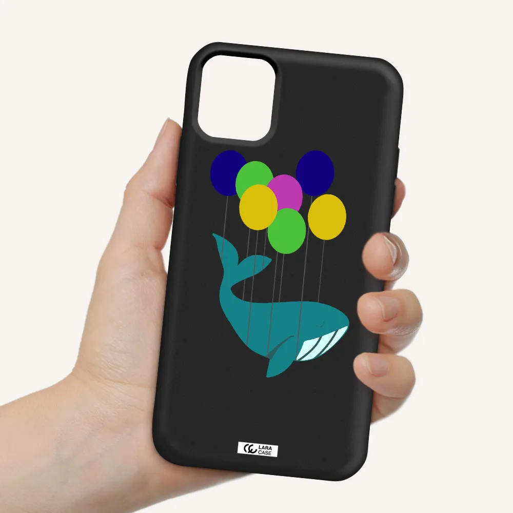 Flying Whale Apple iPhone 11 Silicone black Case