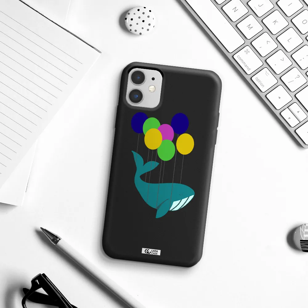 Flying Whale Apple iPhone 11 Silicone black Case