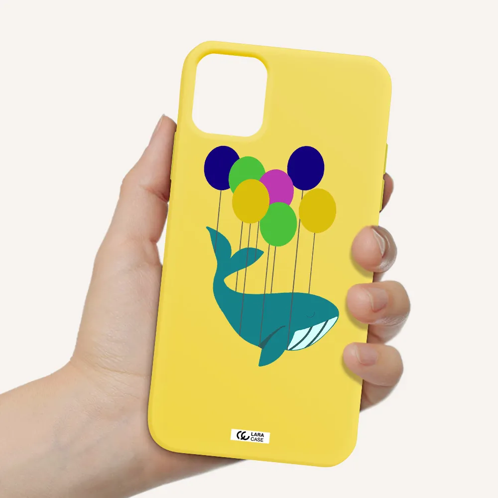 Flying Whale Apple iPhone 11 Silicone canary yellow Case