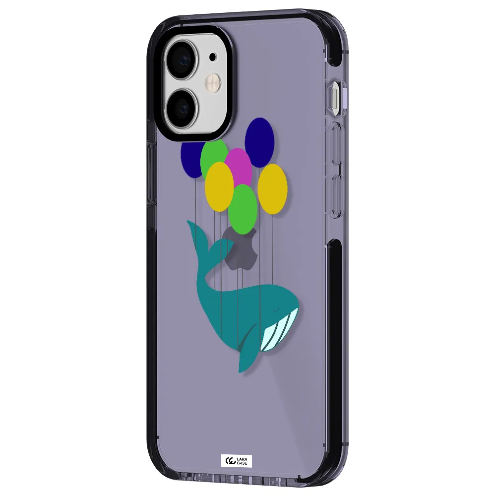 Flying Whale Apple iPhone 12 mini impact Lilac Case