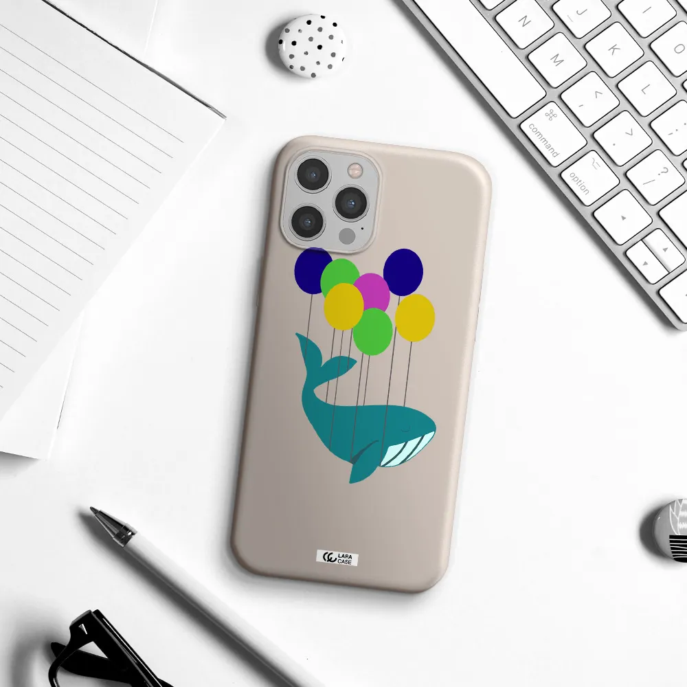 Flying Whale Apple iPhone 12 pro max Silicone Stone Case