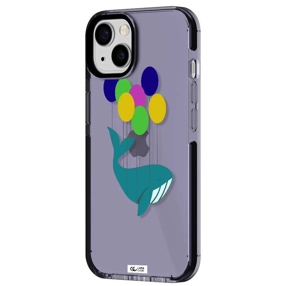 Flying Whale Apple iPhone 13 impact Lilac Case