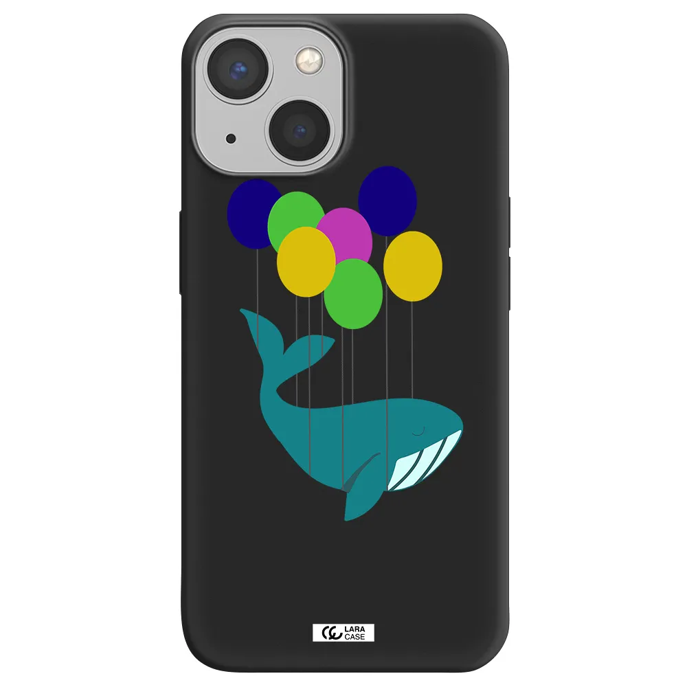 Flying Whale Apple iPhone 13 mini Silicone black Case