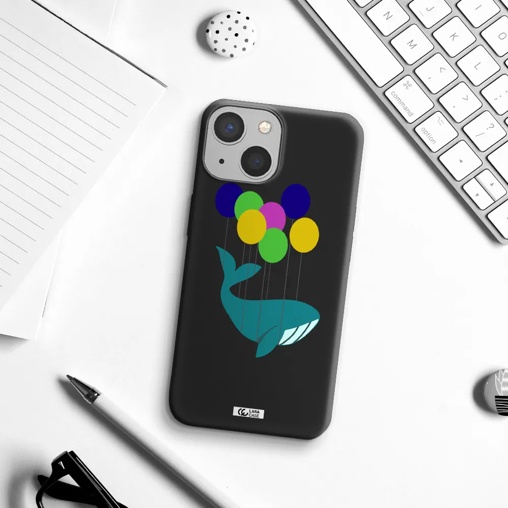 Flying Whale Apple iPhone 13 mini Silicone black Case