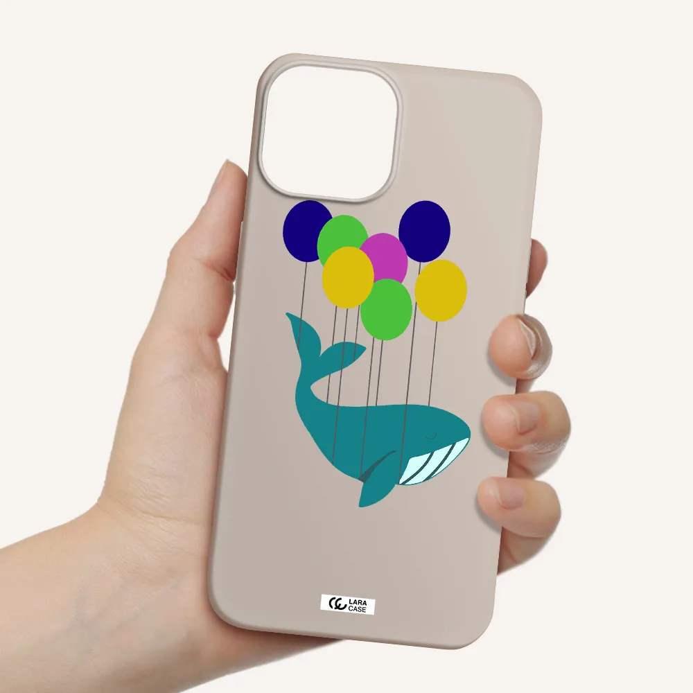 Flying Whale Apple iPhone 13 mini Silicone Stone Case