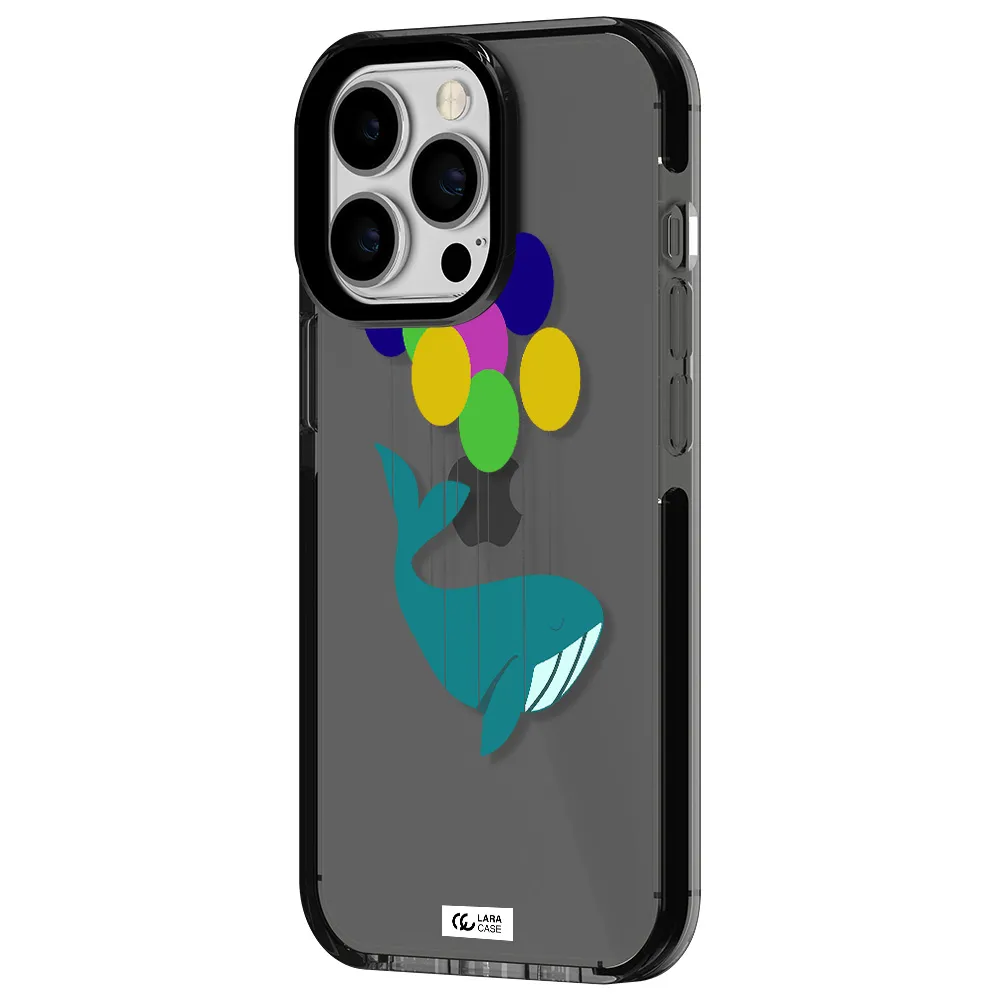 Flying Whale Apple iPhone 13 Pro impact Smoke Black Case