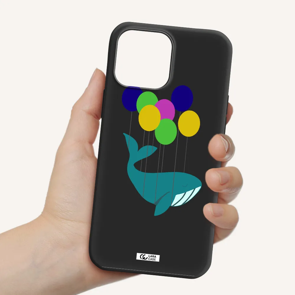 Flying Whale Apple iPhone 13 Pro Max Silicone black Case