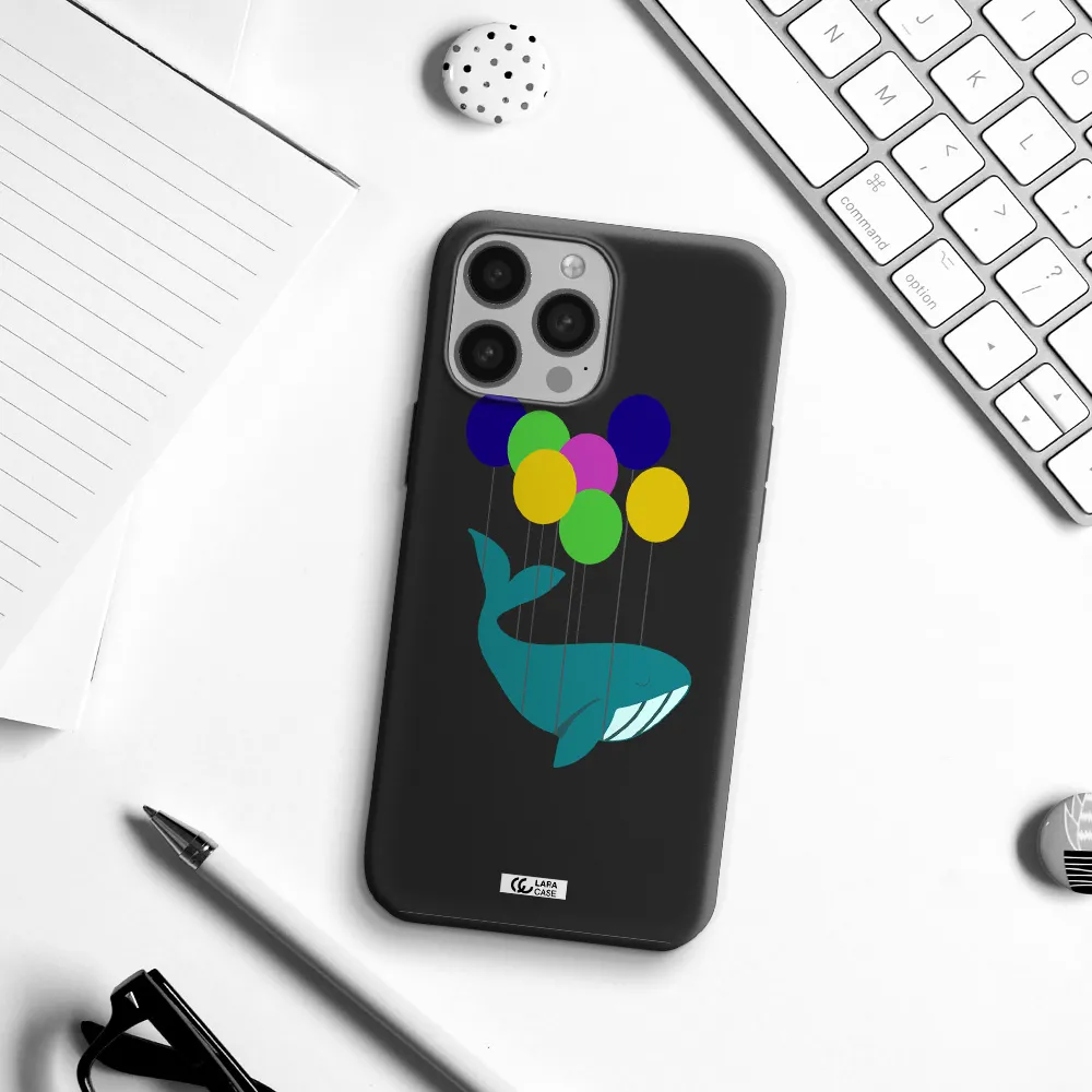 Flying Whale Apple iPhone 13 Pro Max Silicone black Case