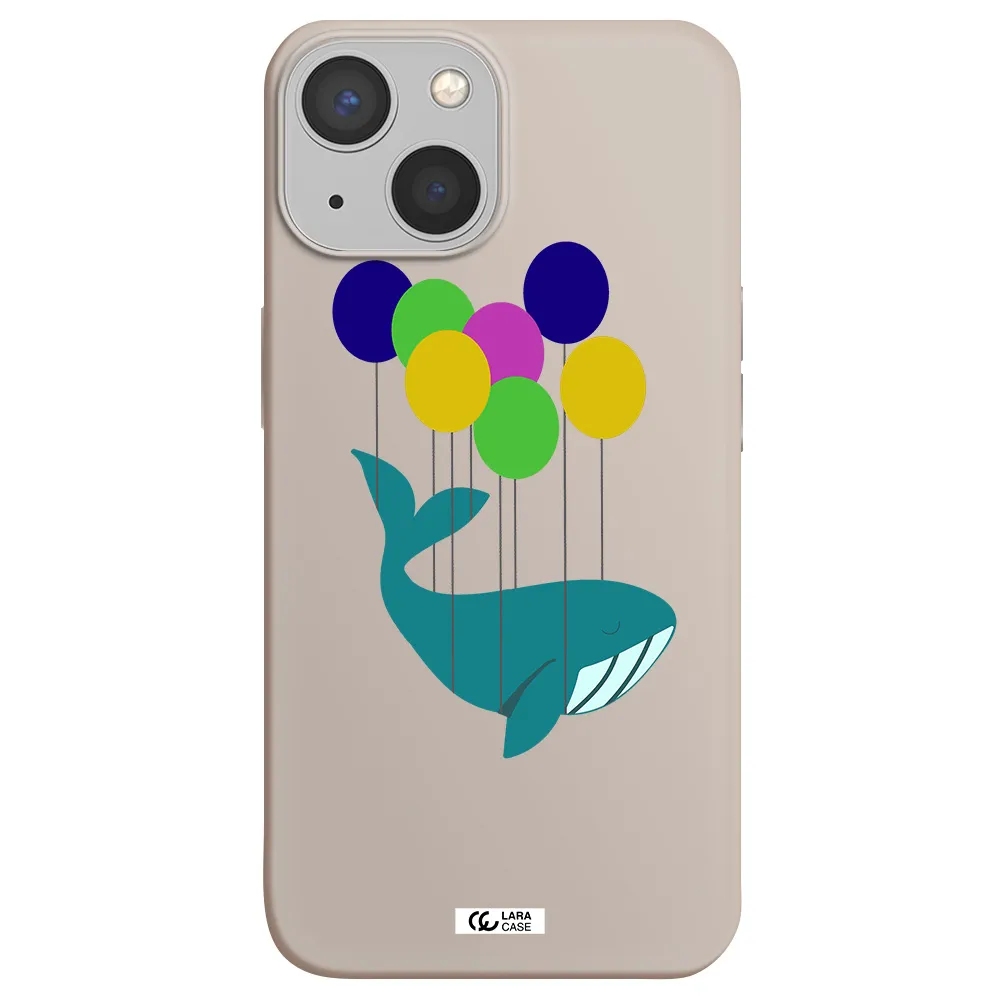 Flying Whale Apple iPhone 13 Silicone Stone Case