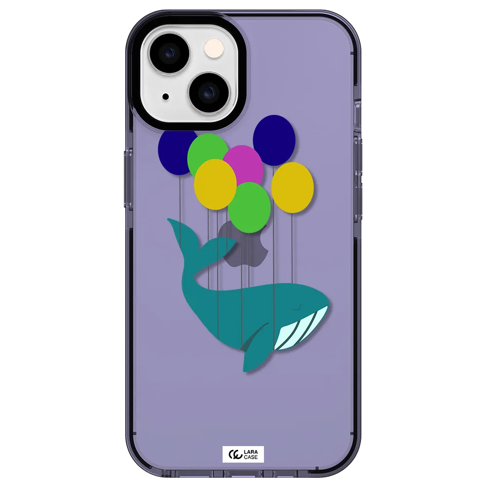 Flying Whale Apple iPhone 14 impact Lilac Case