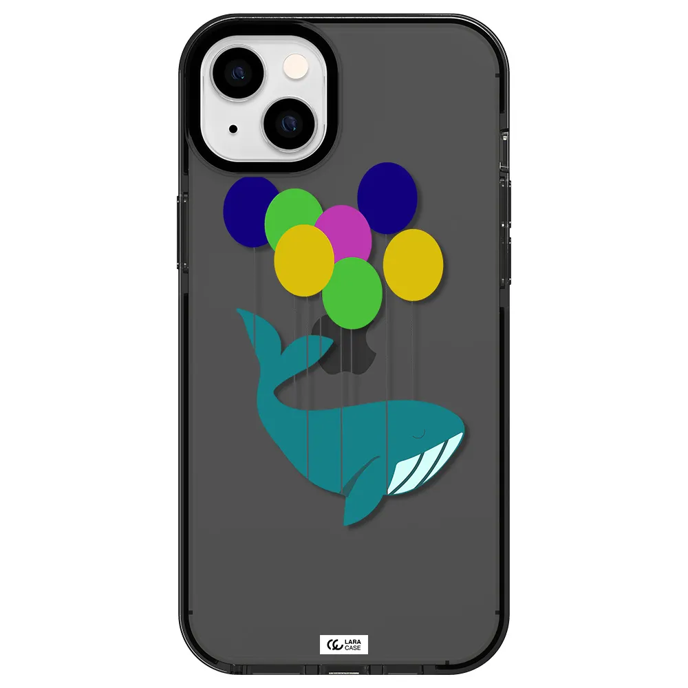 Flying Whale Apple iPhone 14 plus impact Smoke Black Case
