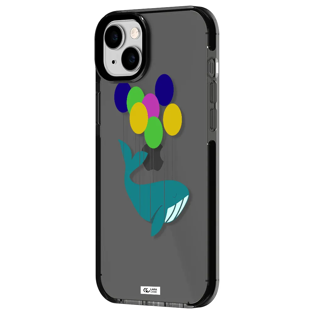 Flying Whale Apple iPhone 14 plus impact Smoke Black Case