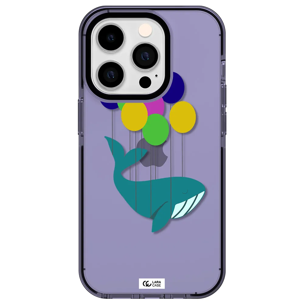 Flying Whale Apple iPhone 14 pro impact Lilac Case