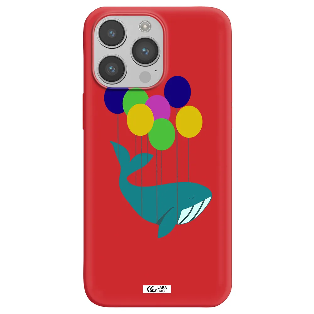 Flying Whale Apple iPhone 14 pro max Silicone Imperial Red Case