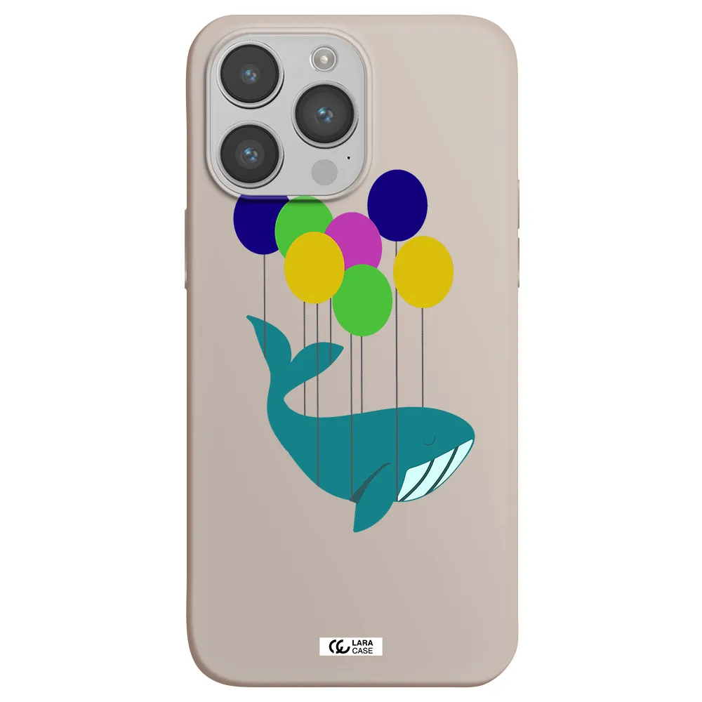 Flying Whale Apple iPhone 14 pro Silicone Stone Case