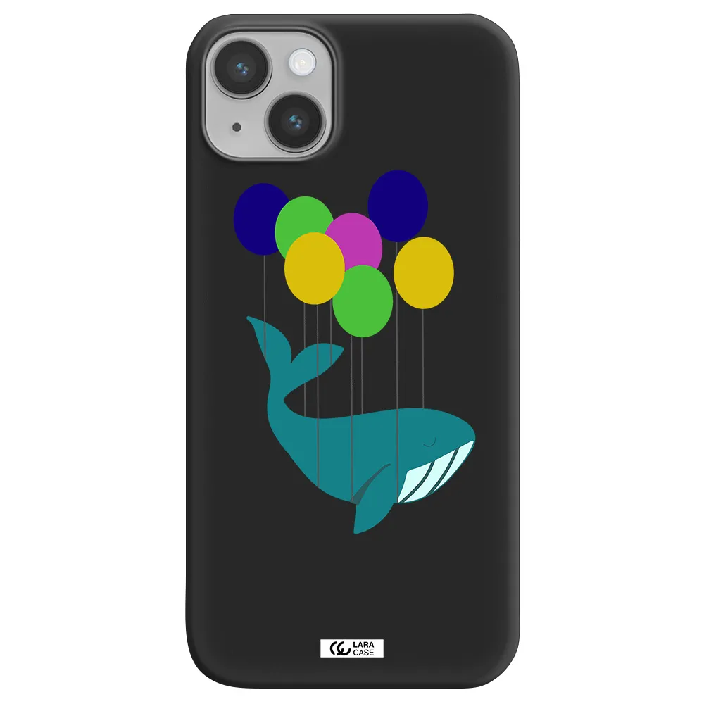 Flying Whale Apple iPhone 14 Silicone black Case
