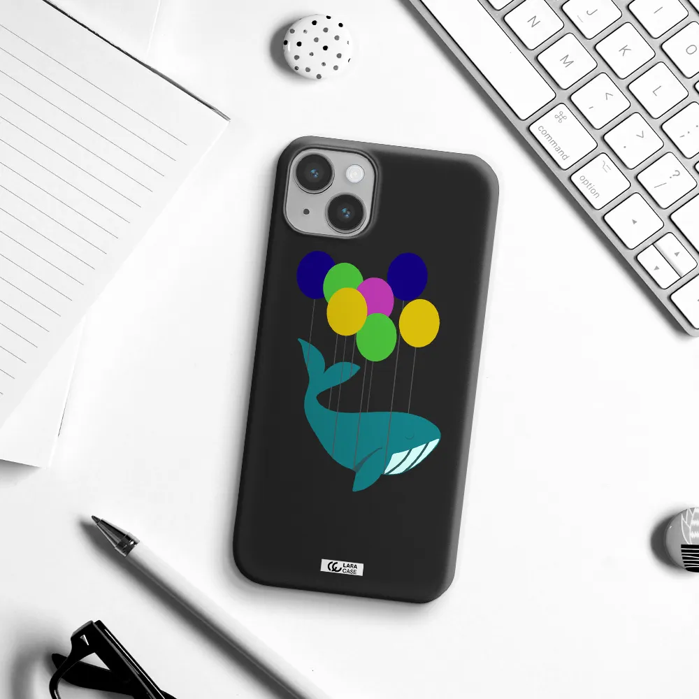 Flying Whale Apple iPhone 14 Silicone black Case