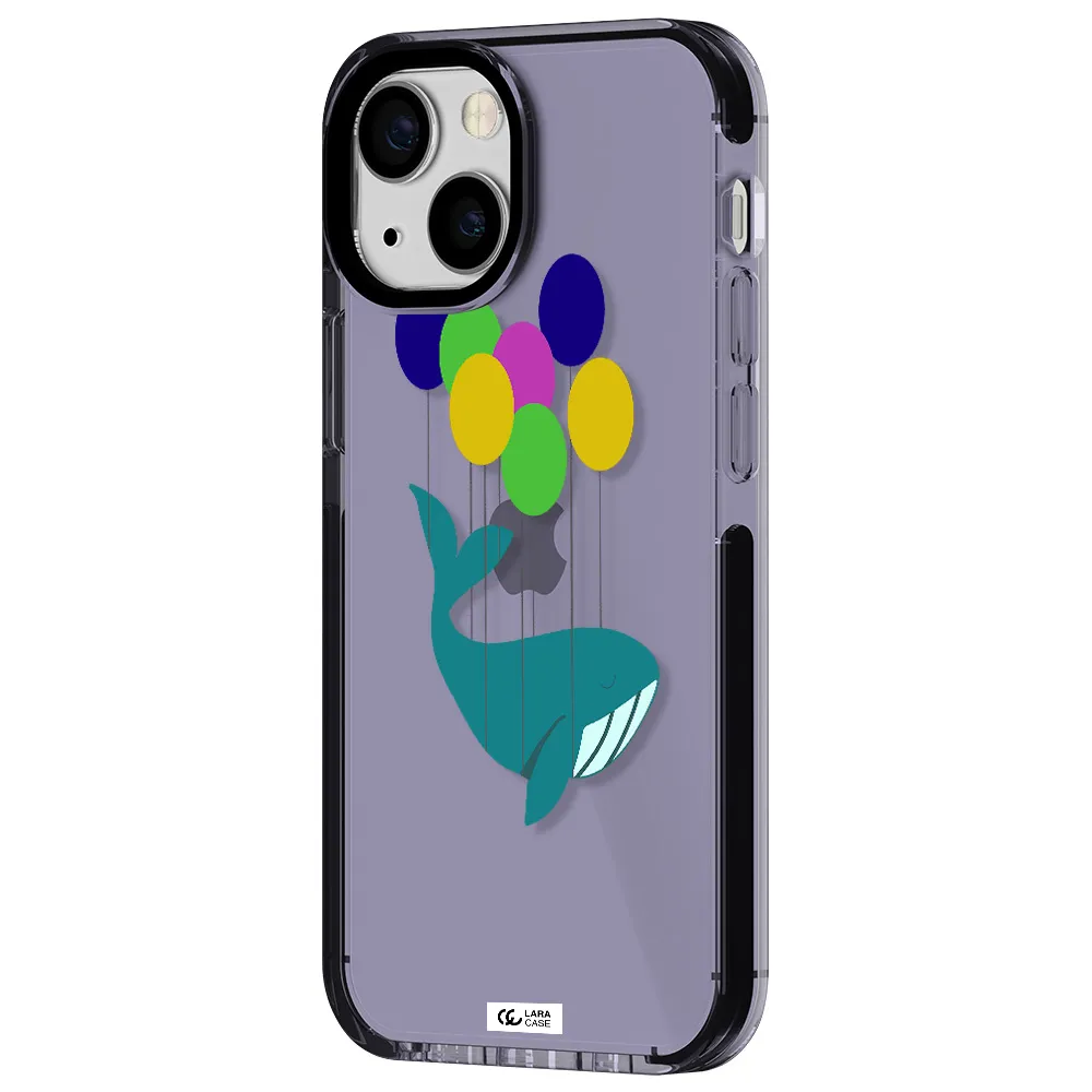 Flying Whale Apple iPhone 15 impact Lilac Case