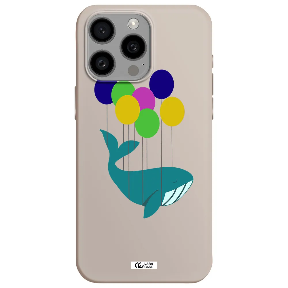 Flying Whale Apple Iphone 15 Pro max Silicone Stone Case