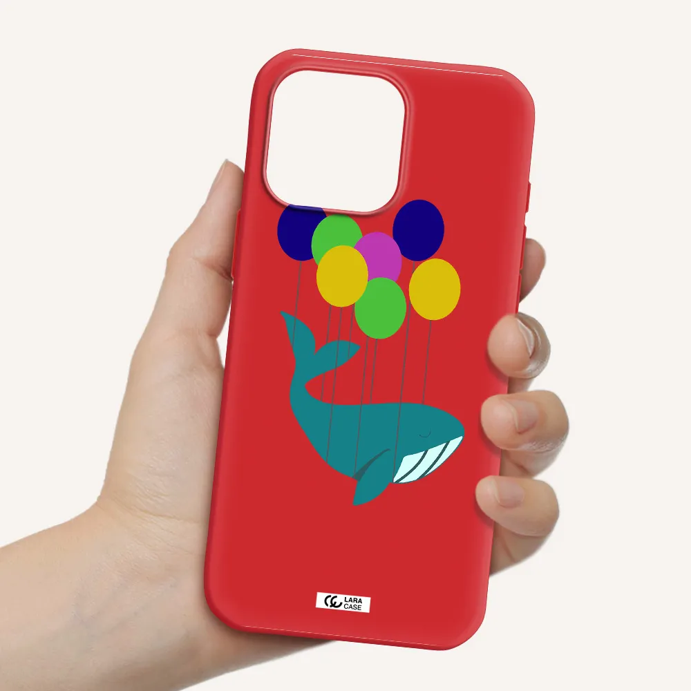 Flying Whale Apple Iphone 16 Pro Max Silicone Imperial Red Case