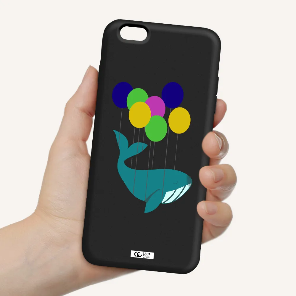 Flying Whale Apple iPhone 6 plus Silicone black Case