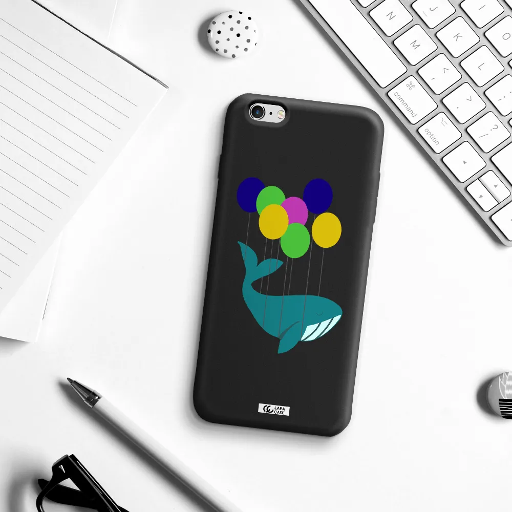 Flying Whale Apple iPhone 6 plus Silicone black Case