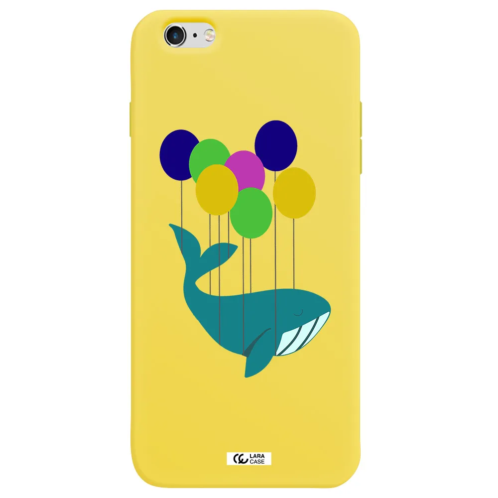 Flying Whale Apple iPhone 6 plus Silicone canary yellow Case