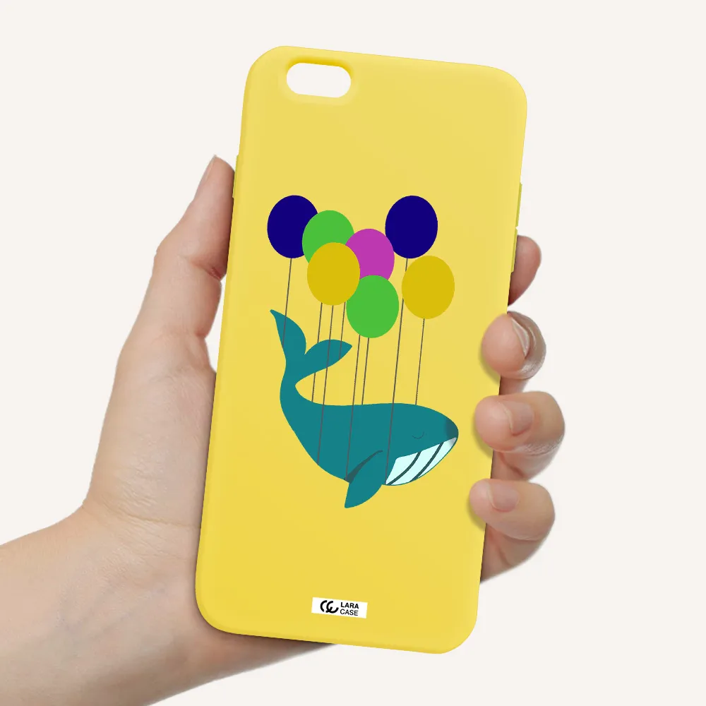 Flying Whale Apple iPhone 6 plus Silicone canary yellow Case