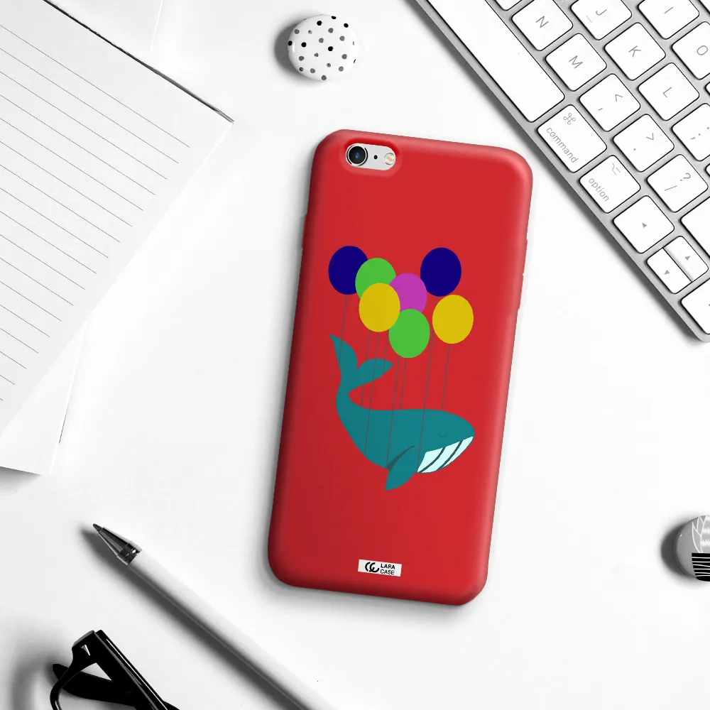 Flying Whale Apple iPhone 6 plus Silicone Imperial Red Case