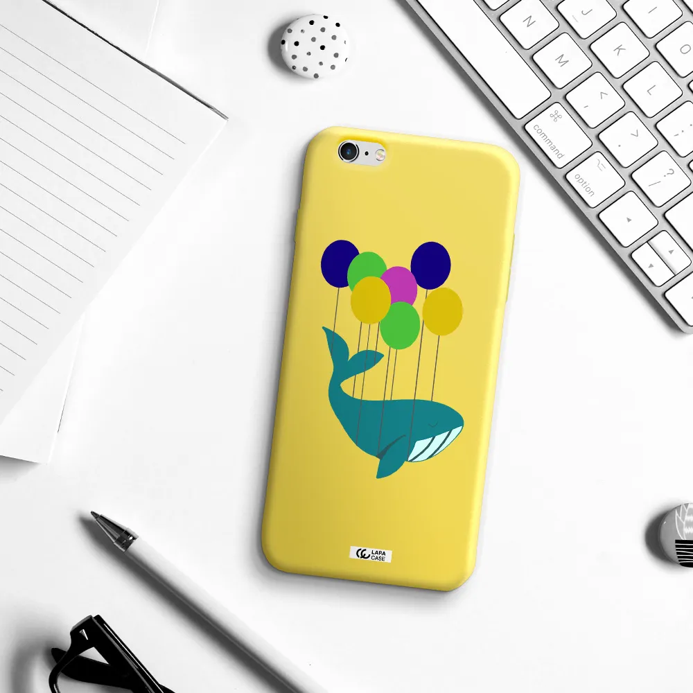Flying Whale Apple iPhone 6 s plus Silicone canary yellow Case